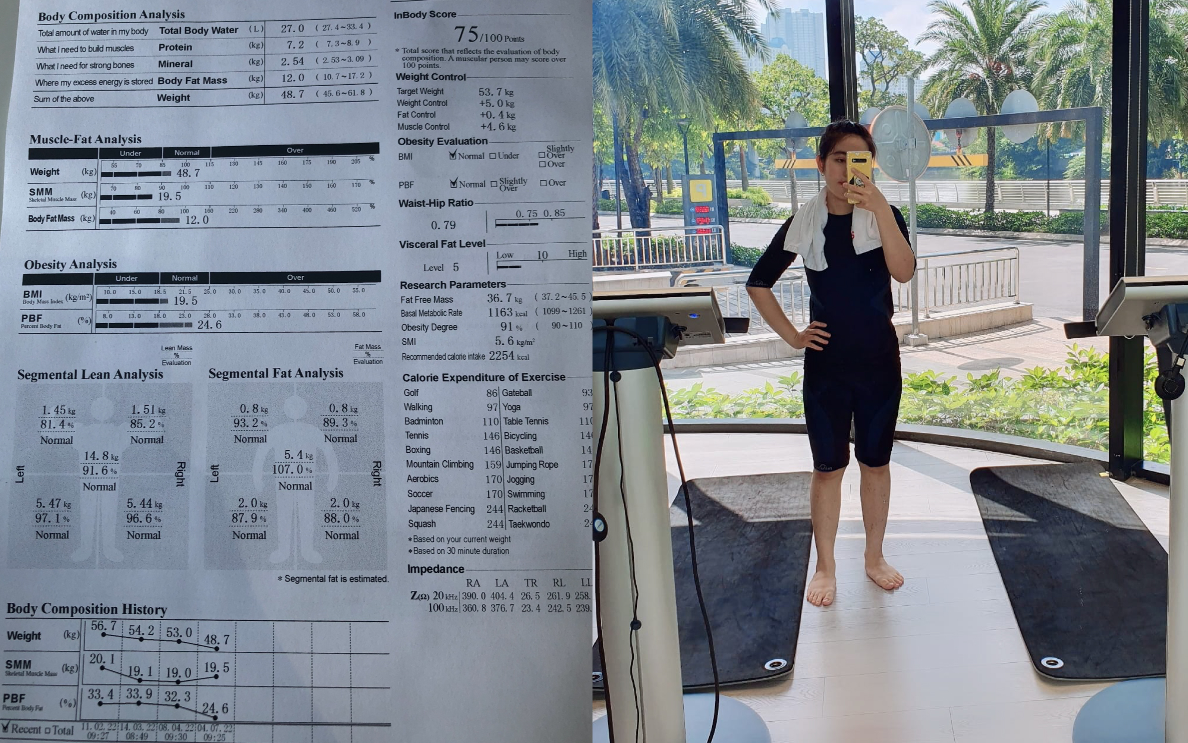 Giam can thanh cong, hoi vien 25 fit lot xac sau khi giam 8kg