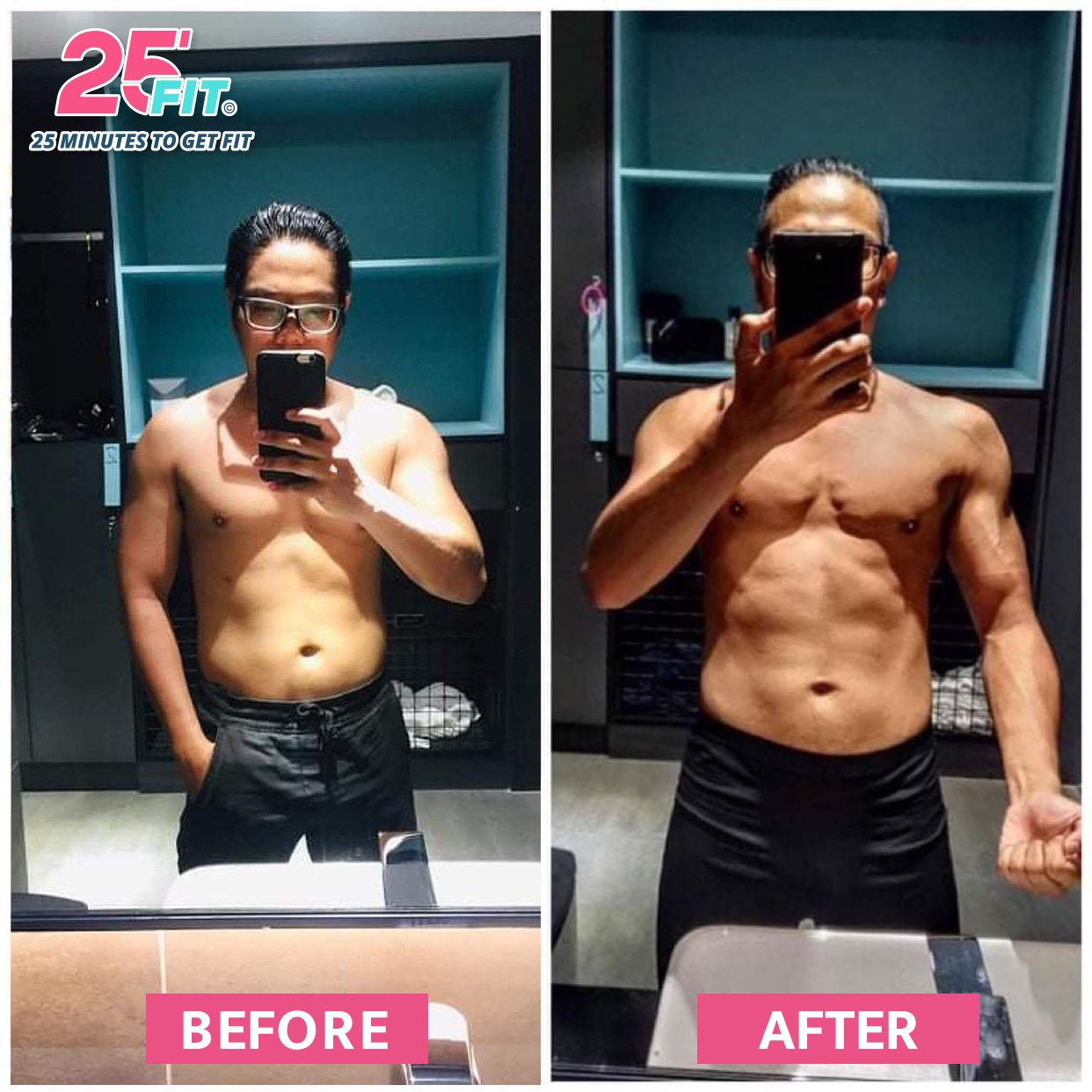 BEFORE AFTER 