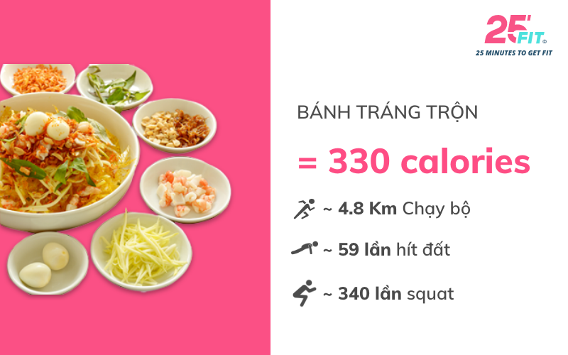 calories banh trang