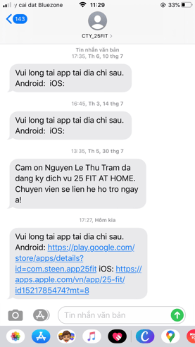 tai ung dung tu duong link gui qua tin nhan 