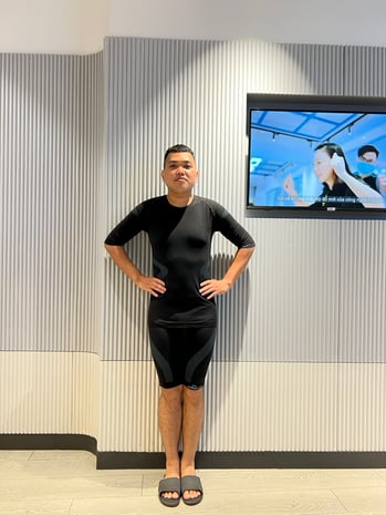 Giam thanh cong 20kg với EMS Training, trở về vóc dáng khỏe khoắn