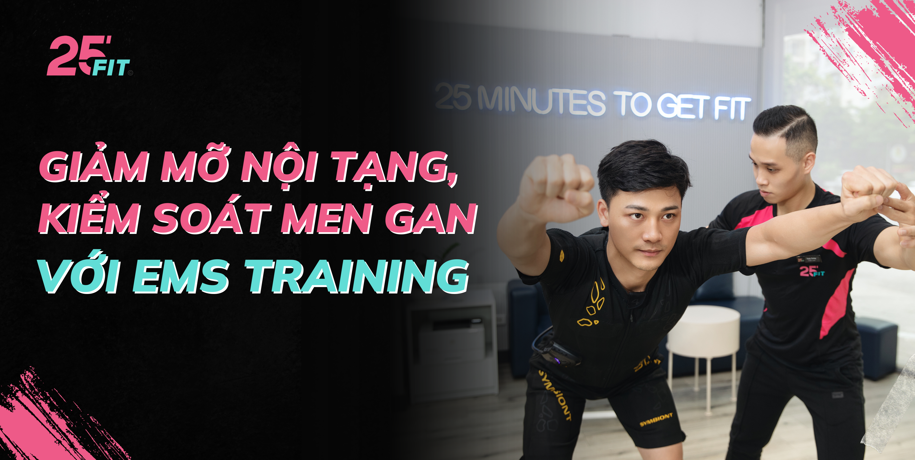 Giảm mỡ nội tạng, thành công kiểm soát men gan với EMS TRAINING