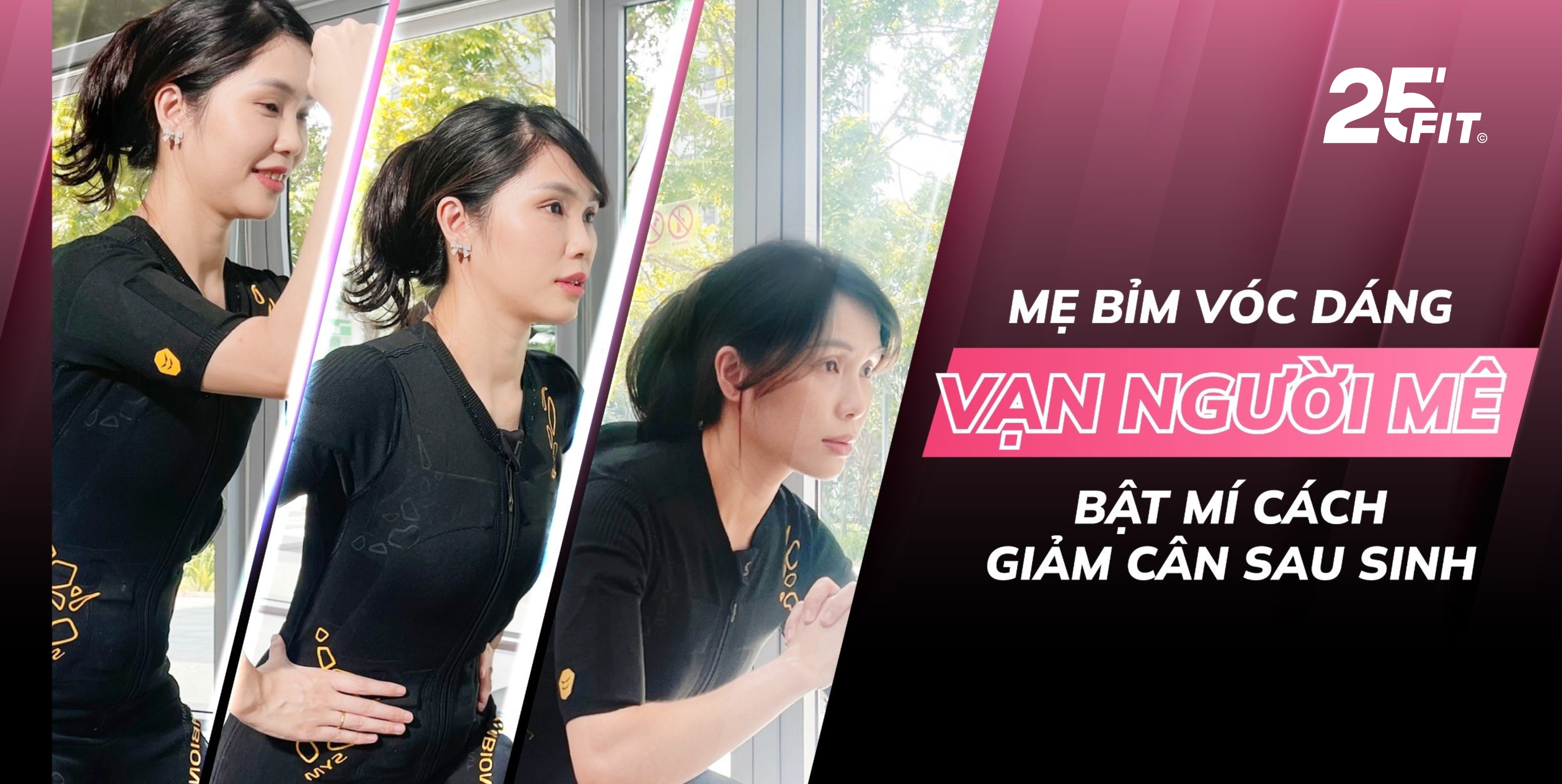 Mẹ bỉm 2 con với vóc dáng vạn người mê bật mí cách giảm cân sau sinh