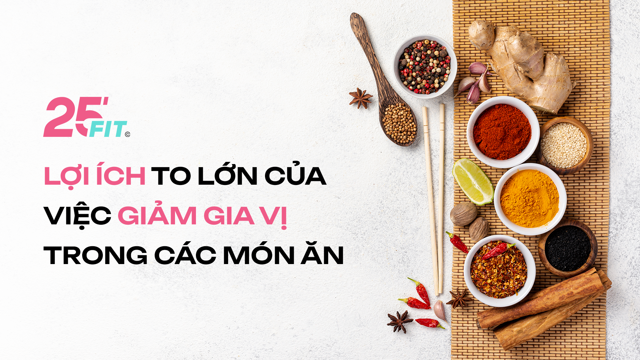 Lợi ích to lớn của việc giảm gia vị trong các món ăn