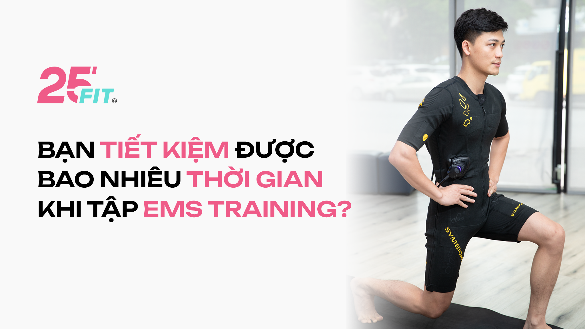 Bạn tiết kiệm được bao nhiêu thời gian khi tập EMS Training?
