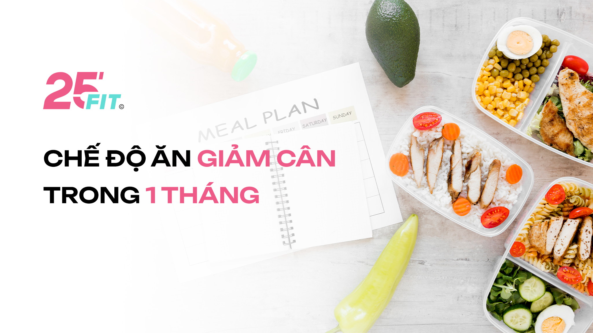 Chế độ ăn giảm cân trong 1 tháng
