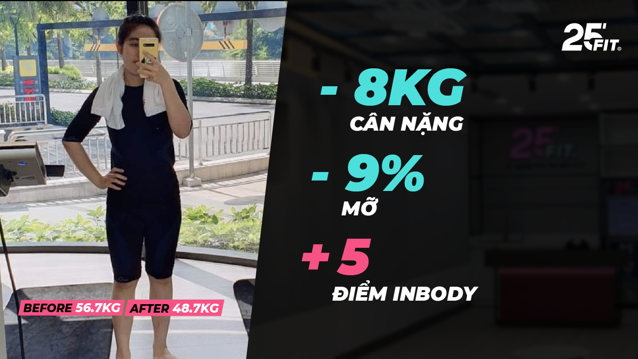 GIẢM 8KG TỪ 56KG - 48KG, CÔ GÁI TRẺ LỘT XÁC HÓA THIÊN NGA