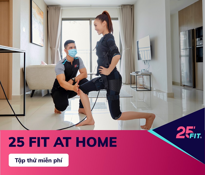 Tập luyện EMS tại nhà cùng 25 FIT AT HOME