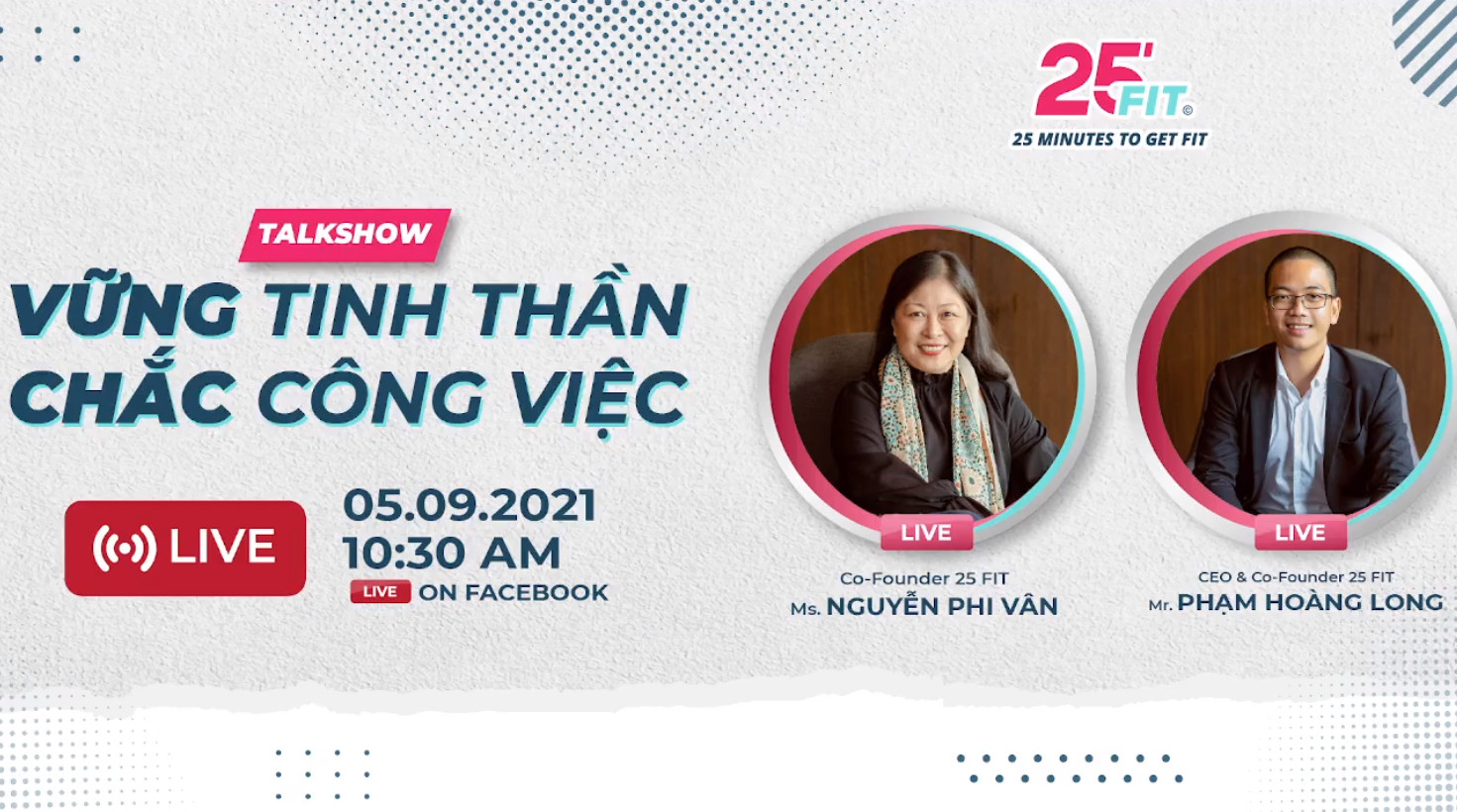 Bài học rút ra sau buổi Talk Show #1: “ Vững tinh thần, chắc công việc”