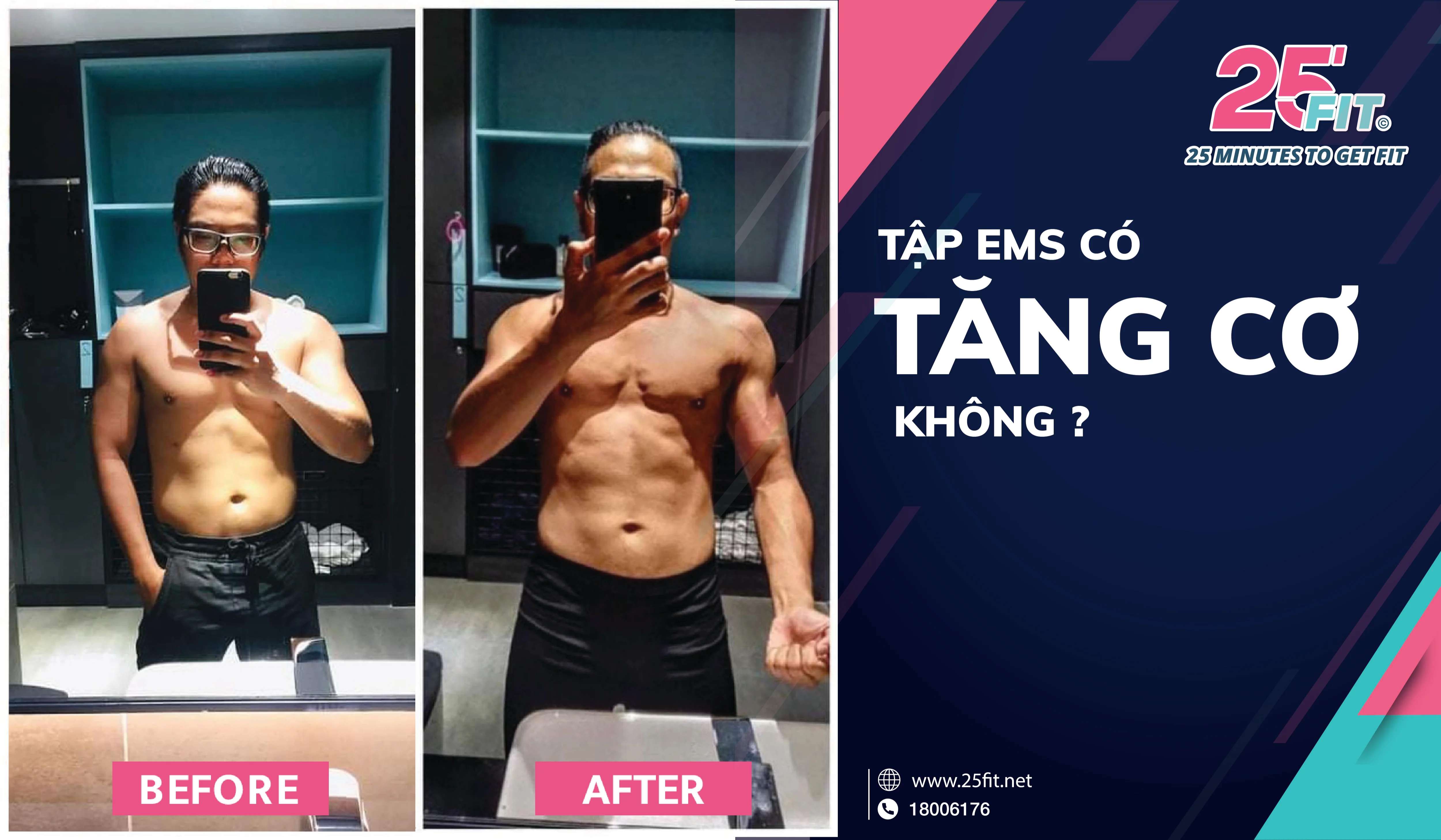 Tập luyện công nghệ EMS có tăng cơ không?