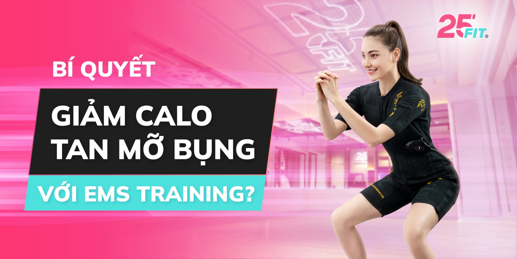 Bí quyết giảm calo, tan mỡ bụng với EMS Training